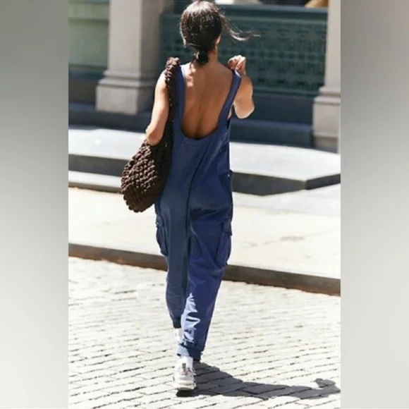 NWOT Free People One Track Onsie in Black Grape - Picture 2 of 2